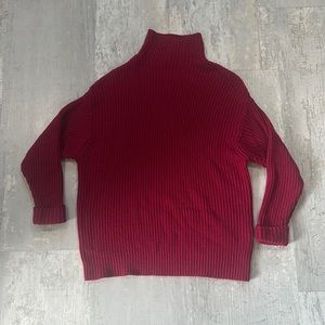 American Eagle Oversized Fit Mock Neck Sweater